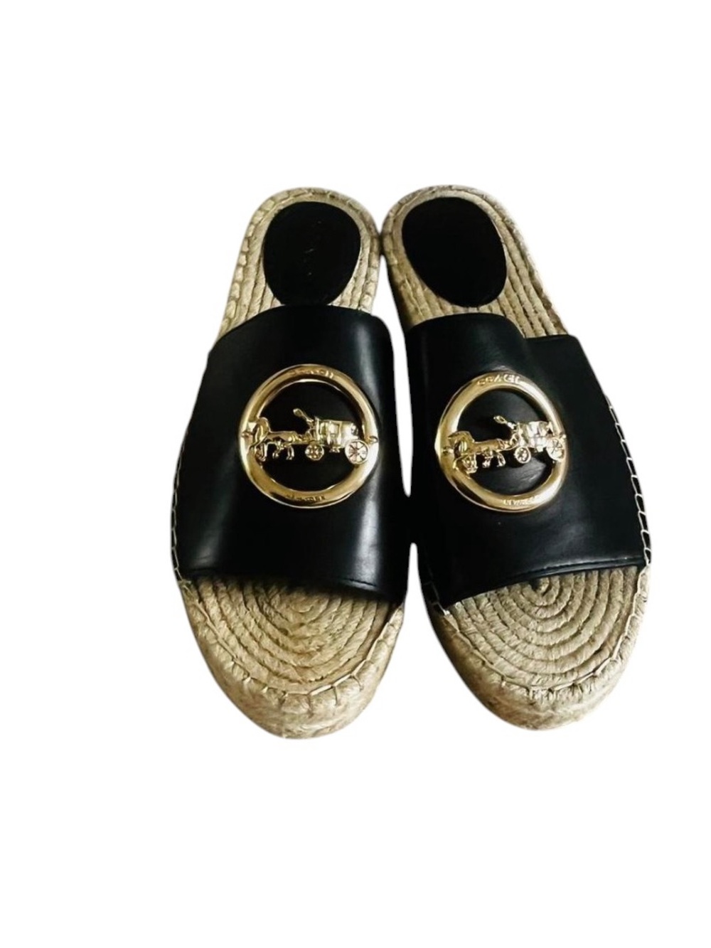 Coach Camille Espadrille Slides New - Picture 2 of 4